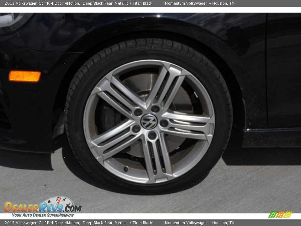 2013 Volkswagen Golf R 4 Door 4Motion Deep Black Pearl Metallic / Titan Black Photo #5