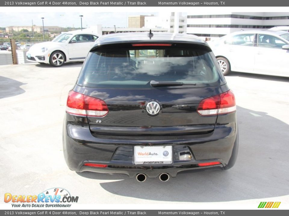 2013 Volkswagen Golf R 4 Door 4Motion Deep Black Pearl Metallic / Titan Black Photo #8