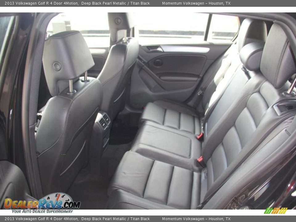2013 Volkswagen Golf R 4 Door 4Motion Deep Black Pearl Metallic / Titan Black Photo #16