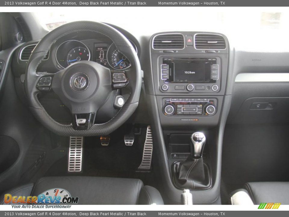2013 Volkswagen Golf R 4 Door 4Motion Deep Black Pearl Metallic / Titan Black Photo #17