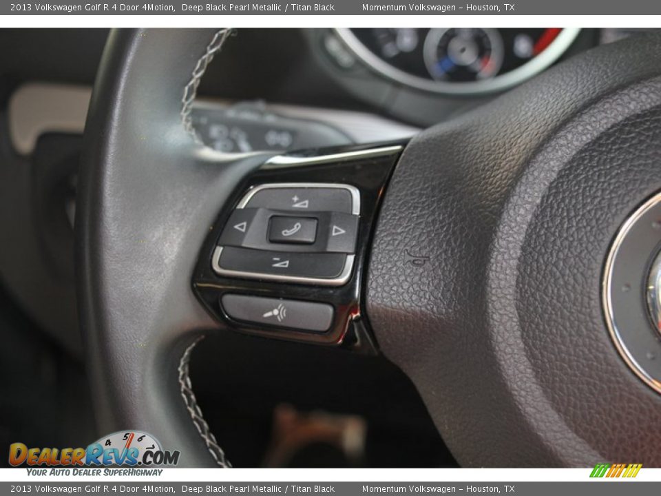 2013 Volkswagen Golf R 4 Door 4Motion Deep Black Pearl Metallic / Titan Black Photo #23