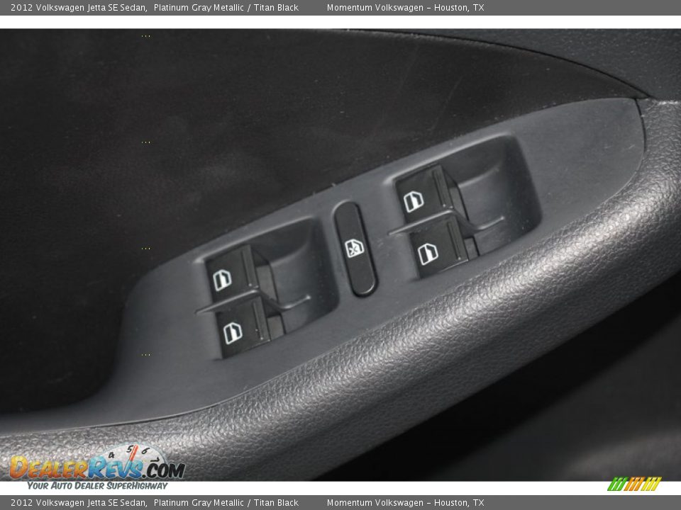 2012 Volkswagen Jetta SE Sedan Platinum Gray Metallic / Titan Black Photo #19