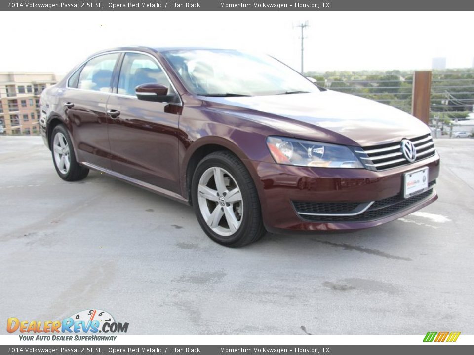 2014 Volkswagen Passat 2.5L SE Opera Red Metallic / Titan Black Photo #1