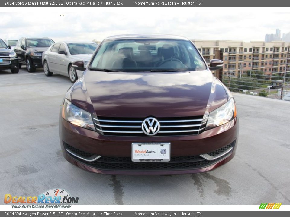 2014 Volkswagen Passat 2.5L SE Opera Red Metallic / Titan Black Photo #2