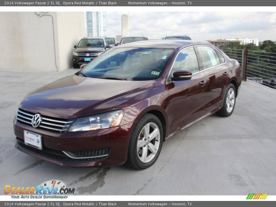 2014 Volkswagen Passat 2.5L SE Opera Red Metallic / Titan Black Photo #3