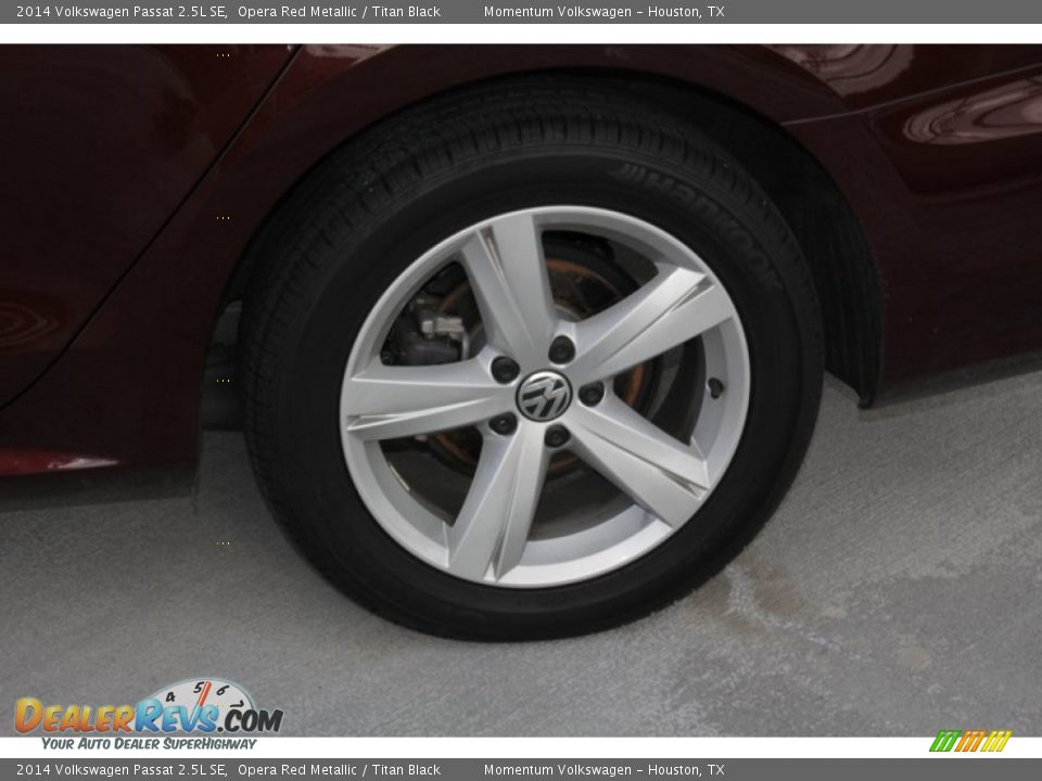 2014 Volkswagen Passat 2.5L SE Opera Red Metallic / Titan Black Photo #6