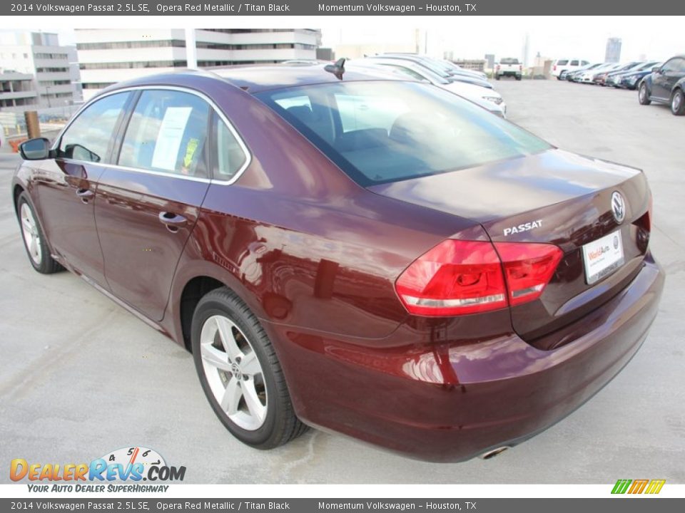 2014 Volkswagen Passat 2.5L SE Opera Red Metallic / Titan Black Photo #7