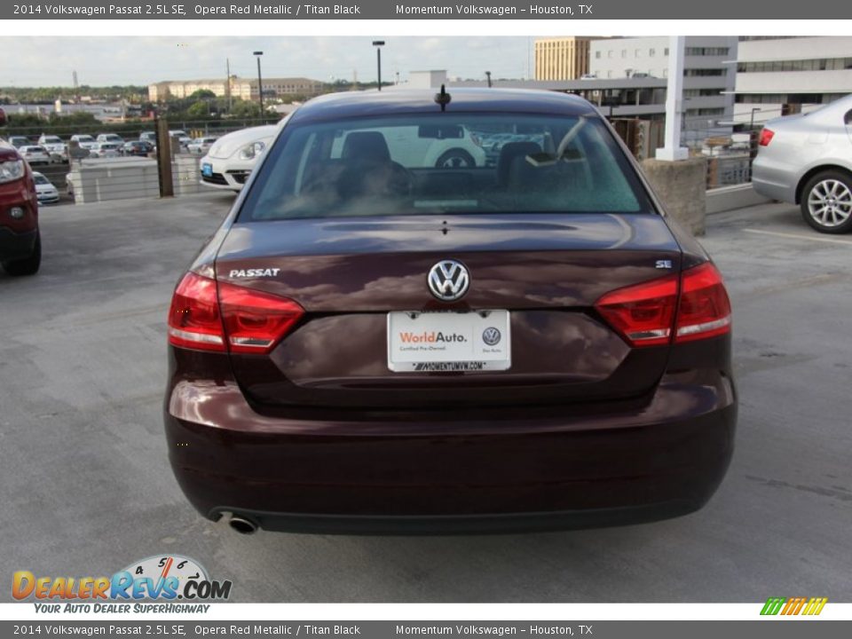 2014 Volkswagen Passat 2.5L SE Opera Red Metallic / Titan Black Photo #8
