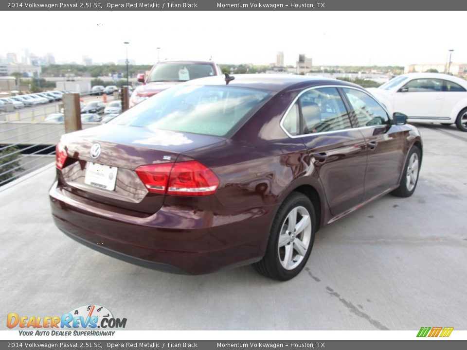 2014 Volkswagen Passat 2.5L SE Opera Red Metallic / Titan Black Photo #9