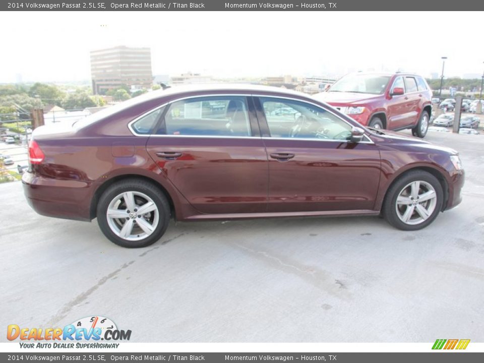 2014 Volkswagen Passat 2.5L SE Opera Red Metallic / Titan Black Photo #10