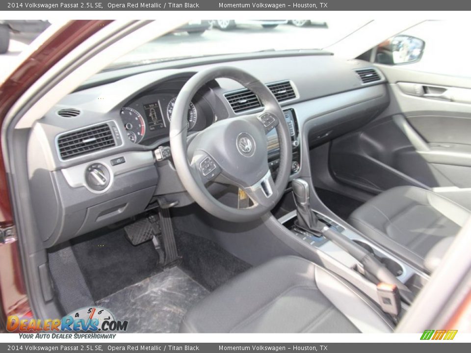 2014 Volkswagen Passat 2.5L SE Opera Red Metallic / Titan Black Photo #12