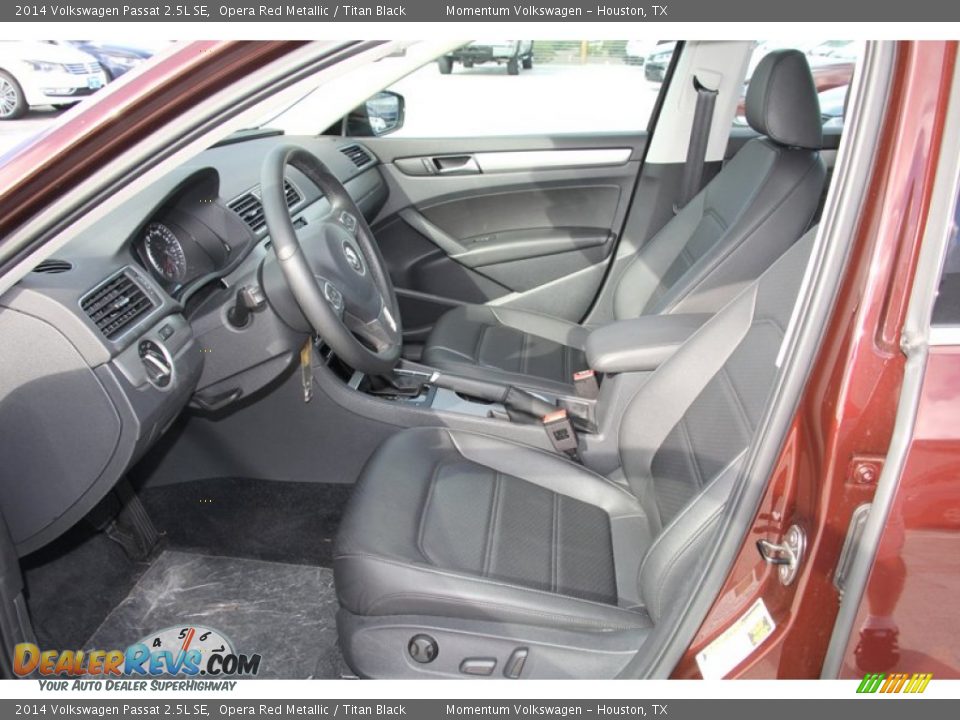 2014 Volkswagen Passat 2.5L SE Opera Red Metallic / Titan Black Photo #13