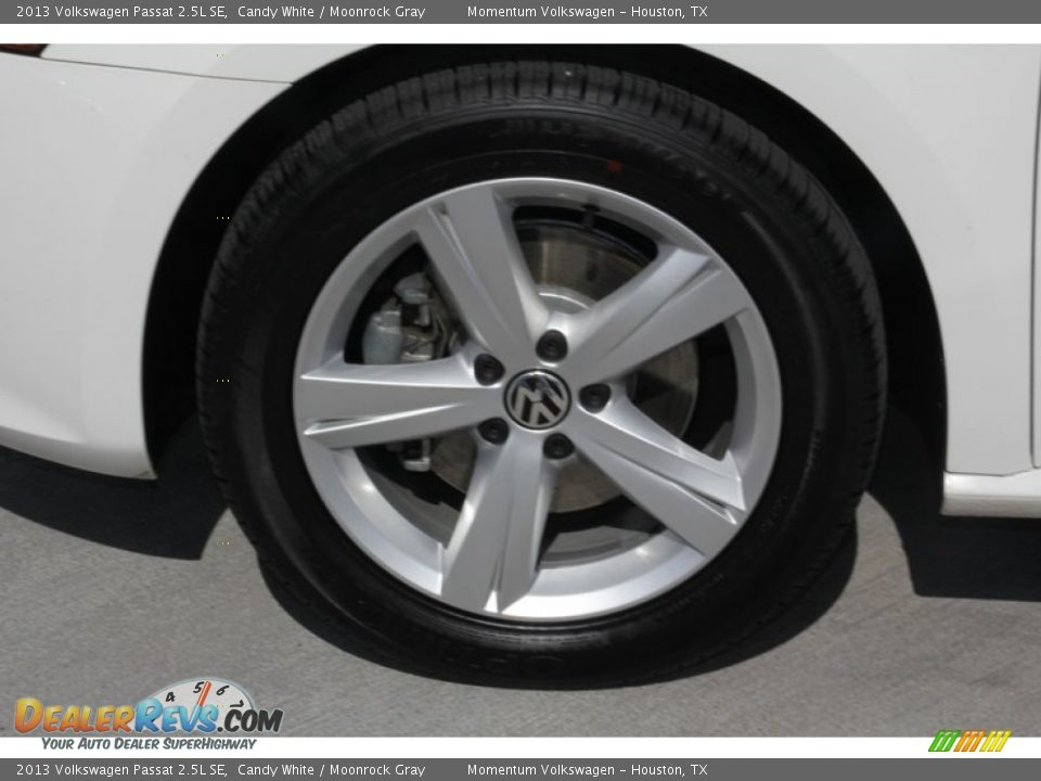 2013 Volkswagen Passat 2.5L SE Candy White / Moonrock Gray Photo #5