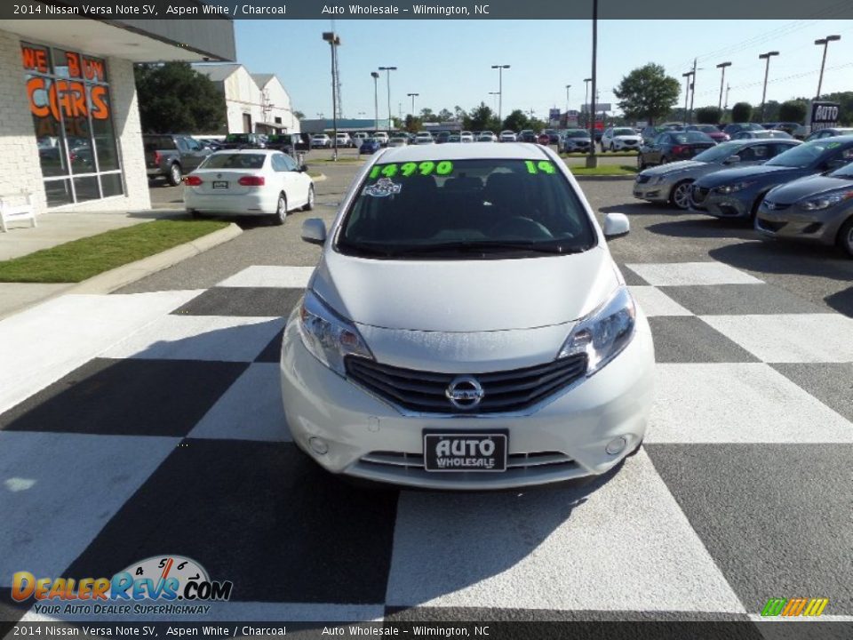 2014 Nissan Versa Note SV Aspen White / Charcoal Photo #2
