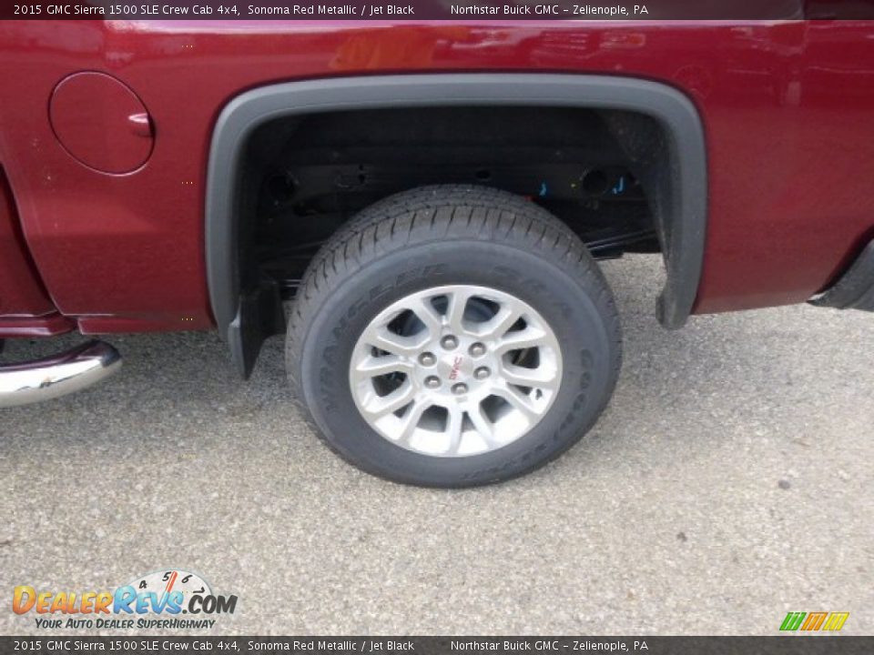2015 GMC Sierra 1500 SLE Crew Cab 4x4 Sonoma Red Metallic / Jet Black Photo #9