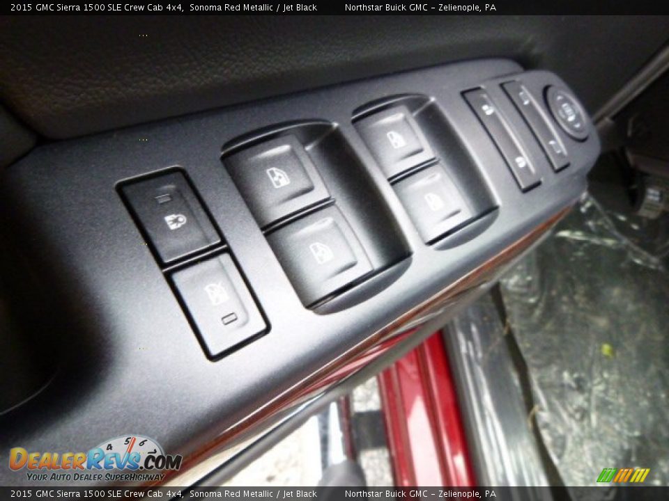 2015 GMC Sierra 1500 SLE Crew Cab 4x4 Sonoma Red Metallic / Jet Black Photo #13