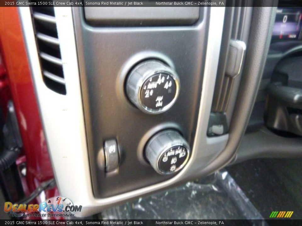 2015 GMC Sierra 1500 SLE Crew Cab 4x4 Sonoma Red Metallic / Jet Black Photo #15