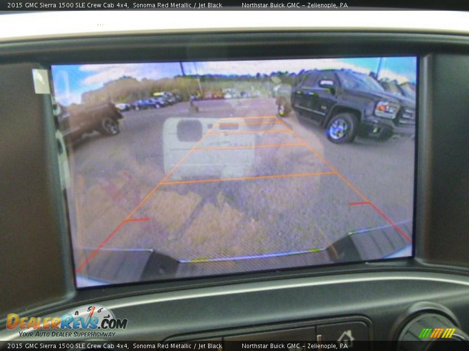 2015 GMC Sierra 1500 SLE Crew Cab 4x4 Sonoma Red Metallic / Jet Black Photo #17