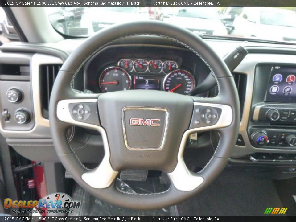 2015 GMC Sierra 1500 SLE Crew Cab 4x4 Sonoma Red Metallic / Jet Black Photo #18