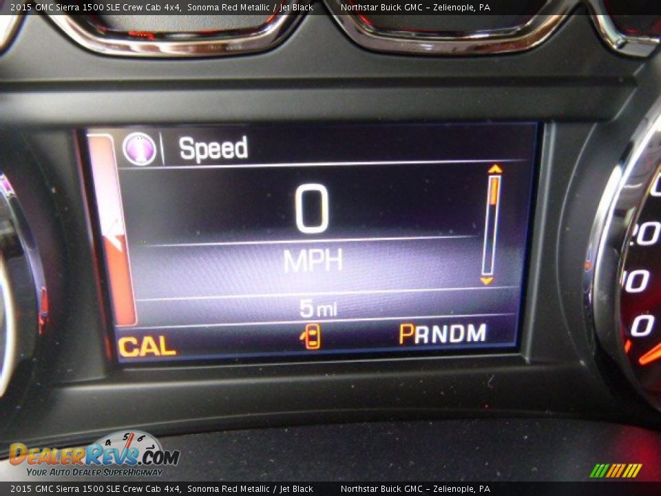 2015 GMC Sierra 1500 SLE Crew Cab 4x4 Sonoma Red Metallic / Jet Black Photo #19
