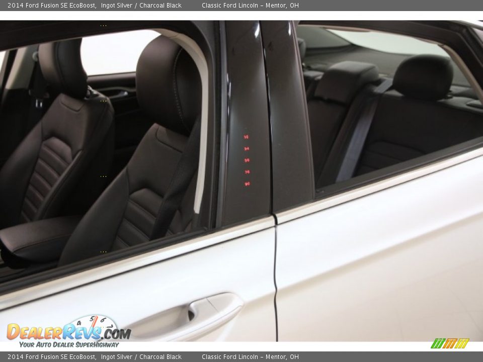 2014 Ford Fusion SE EcoBoost Ingot Silver / Charcoal Black Photo #4