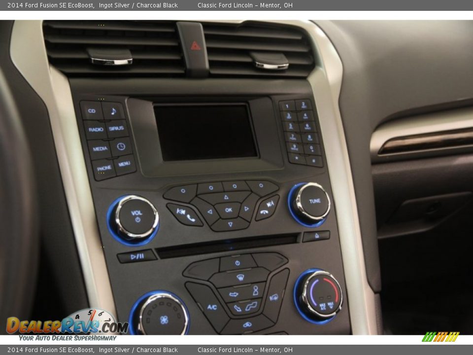 2014 Ford Fusion SE EcoBoost Ingot Silver / Charcoal Black Photo #9