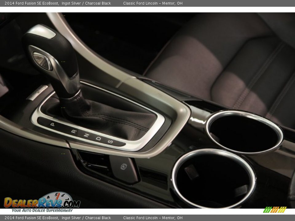 2014 Ford Fusion SE EcoBoost Ingot Silver / Charcoal Black Photo #16