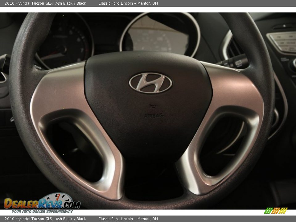 2010 Hyundai Tucson GLS Ash Black / Black Photo #6