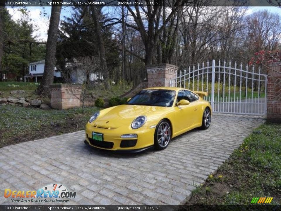 2010 Porsche 911 GT3 Speed Yellow / Black w/Alcantara Photo #1