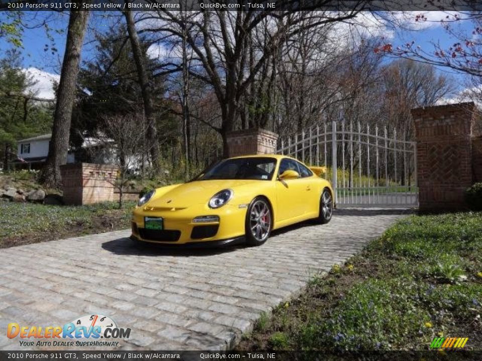 2010 Porsche 911 GT3 Speed Yellow / Black w/Alcantara Photo #3