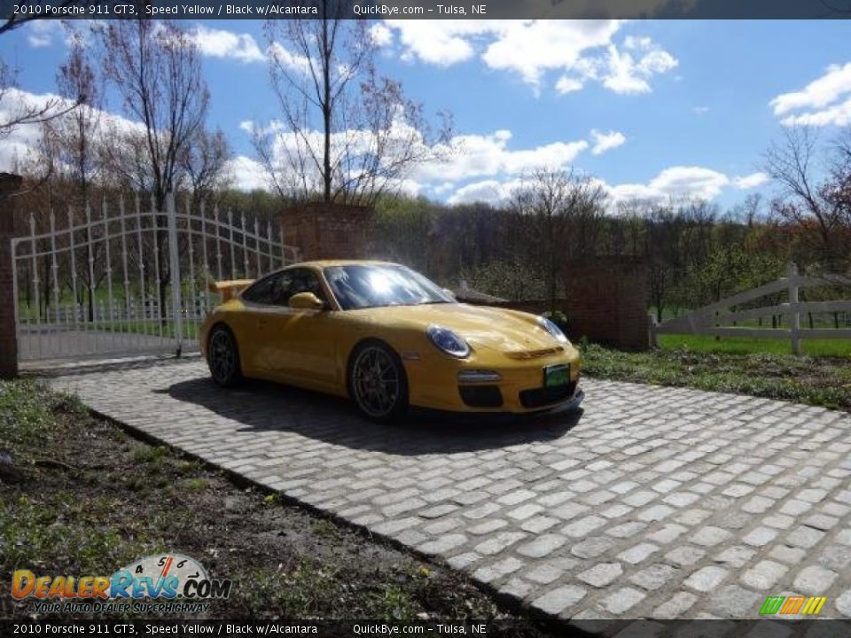 2010 Porsche 911 GT3 Speed Yellow / Black w/Alcantara Photo #5