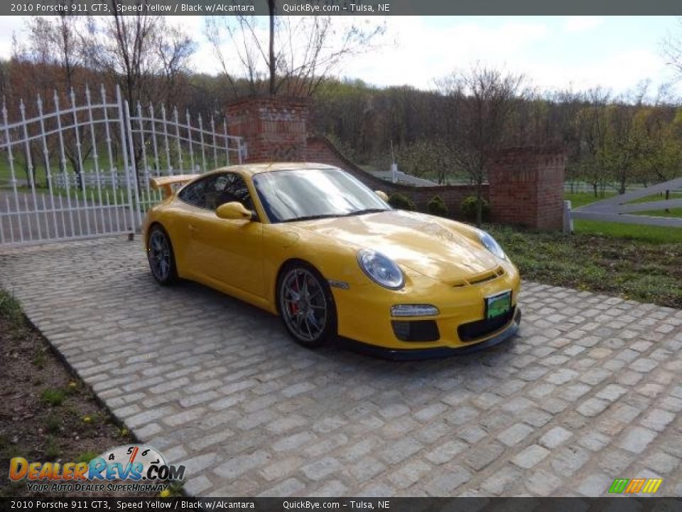2010 Porsche 911 GT3 Speed Yellow / Black w/Alcantara Photo #7