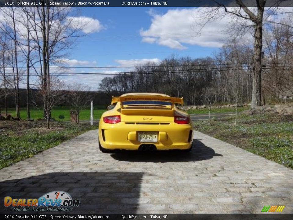 2010 Porsche 911 GT3 Speed Yellow / Black w/Alcantara Photo #9