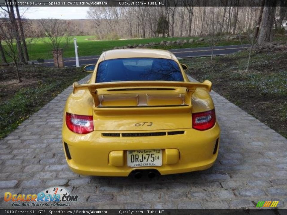 2010 Porsche 911 GT3 Speed Yellow / Black w/Alcantara Photo #10