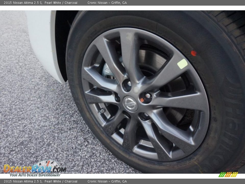2015 Nissan Altima 2.5 S Pearl White / Charcoal Photo #10