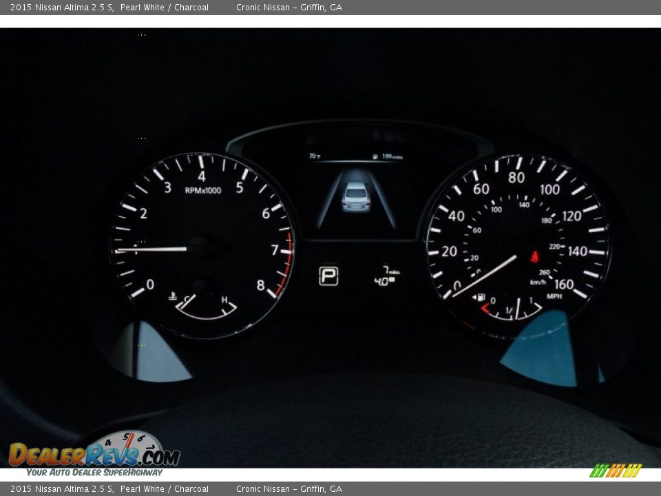 2015 Nissan Altima 2.5 S Pearl White / Charcoal Photo #12