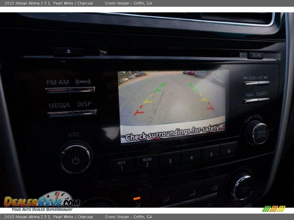 2015 Nissan Altima 2.5 S Pearl White / Charcoal Photo #13