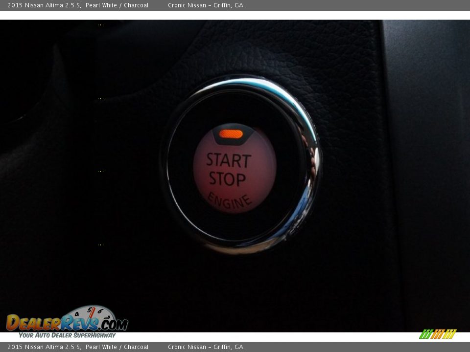 2015 Nissan Altima 2.5 S Pearl White / Charcoal Photo #14