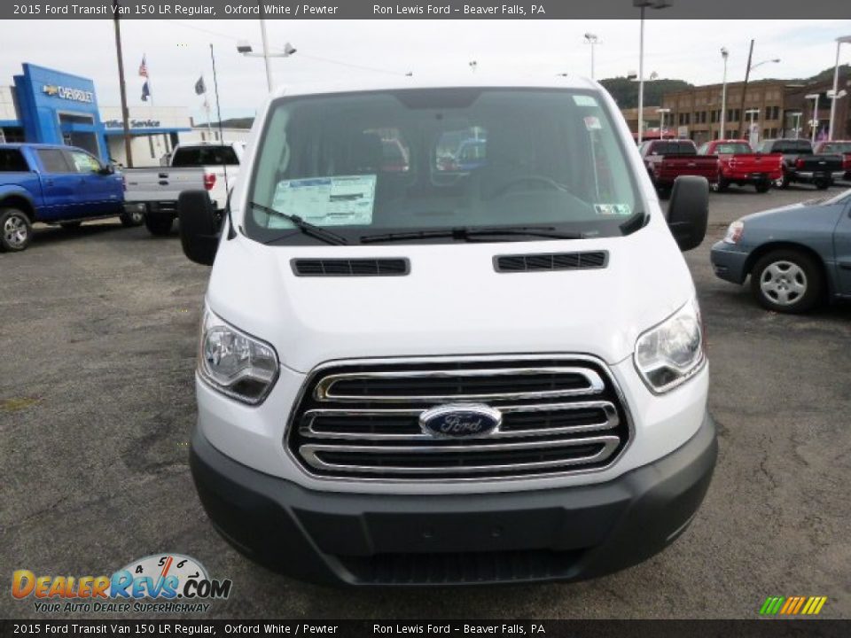 2015 Ford Transit Van 150 LR Regular Oxford White / Pewter Photo #3