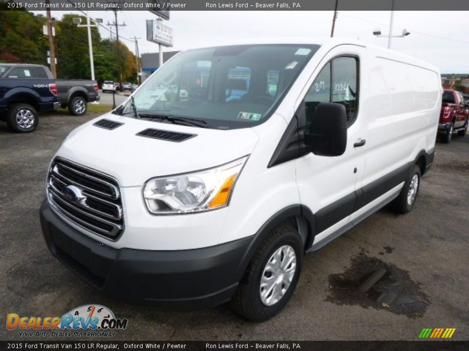 2015 Ford Transit Van 150 LR Regular Oxford White / Pewter Photo #4