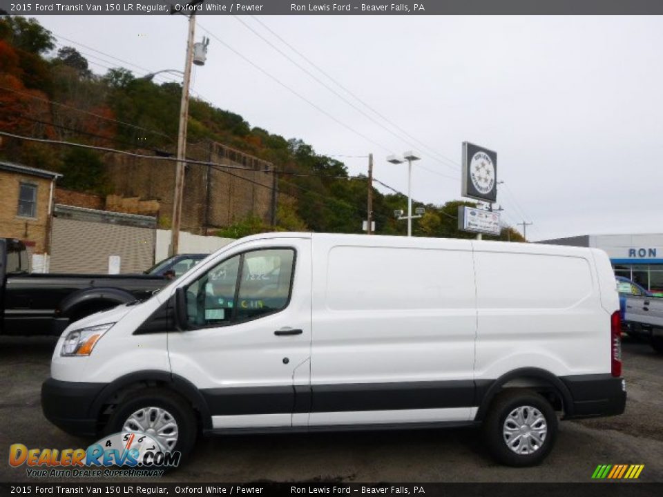 2015 Ford Transit Van 150 LR Regular Oxford White / Pewter Photo #5