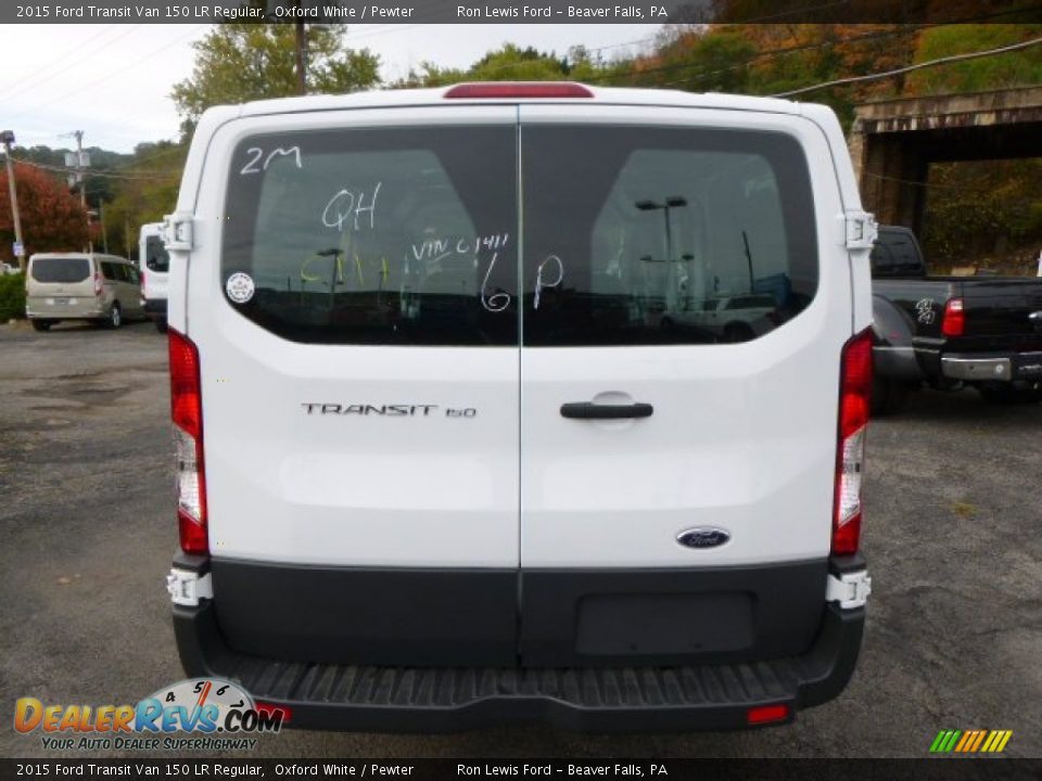 2015 Ford Transit Van 150 LR Regular Oxford White / Pewter Photo #7