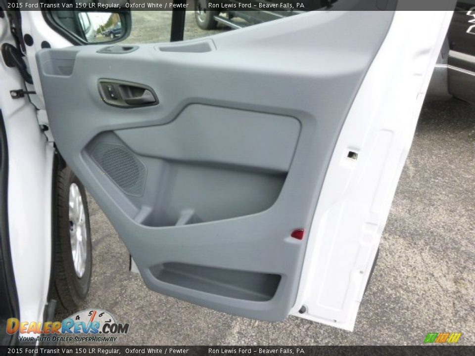 2015 Ford Transit Van 150 LR Regular Oxford White / Pewter Photo #13