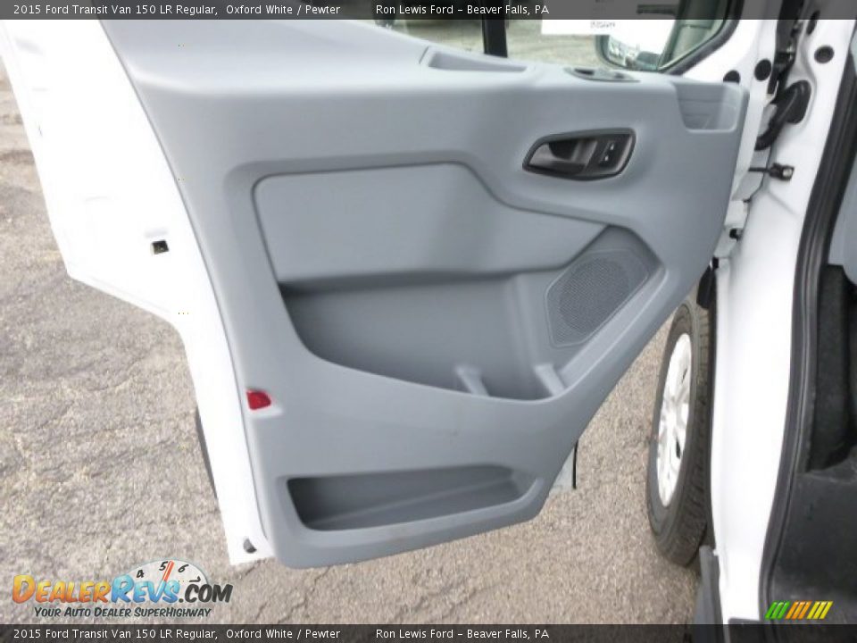 2015 Ford Transit Van 150 LR Regular Oxford White / Pewter Photo #15