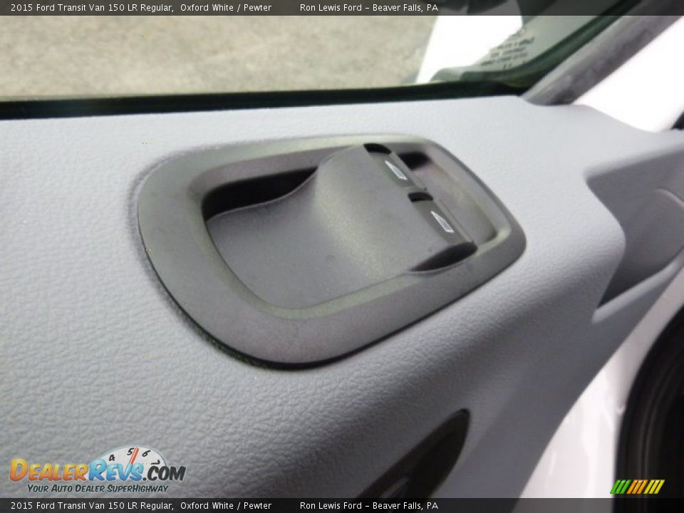 2015 Ford Transit Van 150 LR Regular Oxford White / Pewter Photo #16