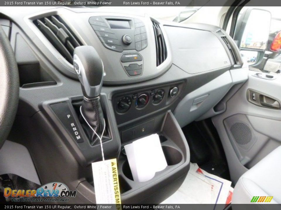 2015 Ford Transit Van 150 LR Regular Oxford White / Pewter Photo #18