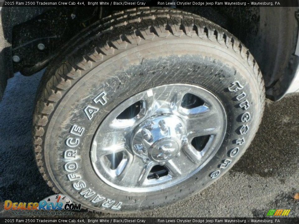 2015 Ram 2500 Tradesman Crew Cab 4x4 Bright White / Black/Diesel Gray Photo #9