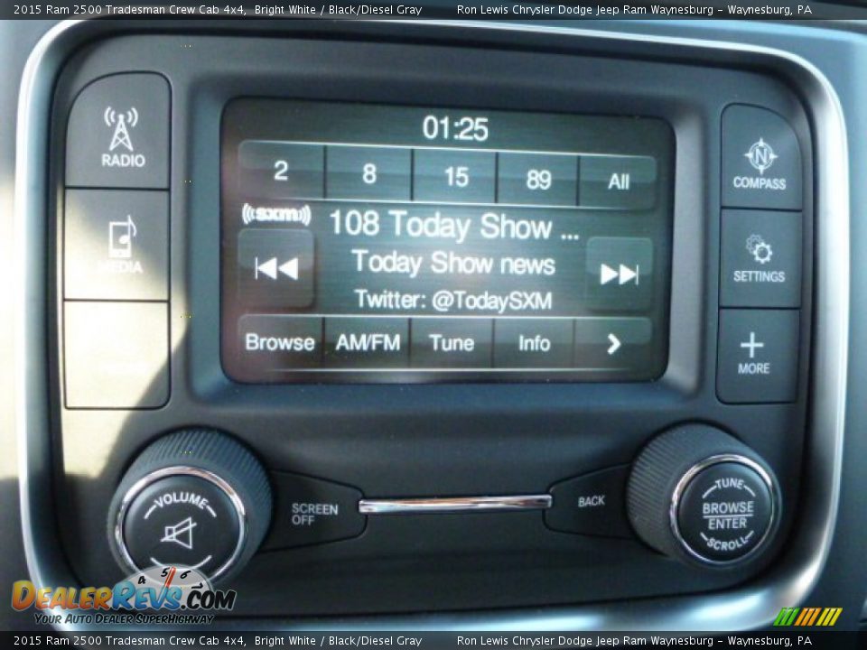 2015 Ram 2500 Tradesman Crew Cab 4x4 Bright White / Black/Diesel Gray Photo #18