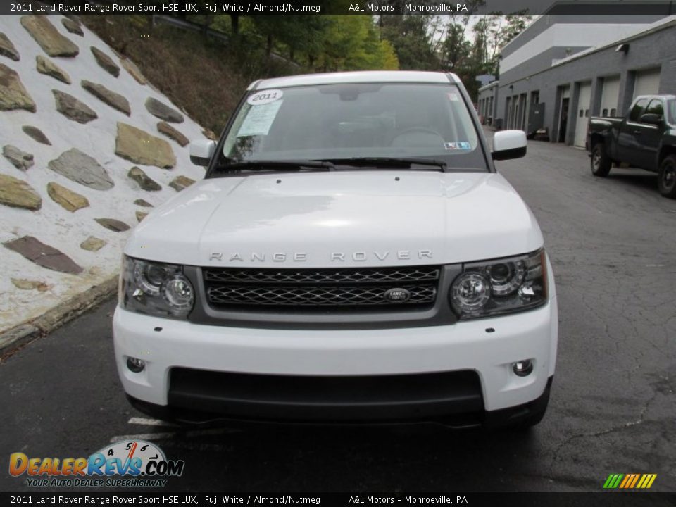 2011 Land Rover Range Rover Sport HSE LUX Fuji White / Almond/Nutmeg Photo #8