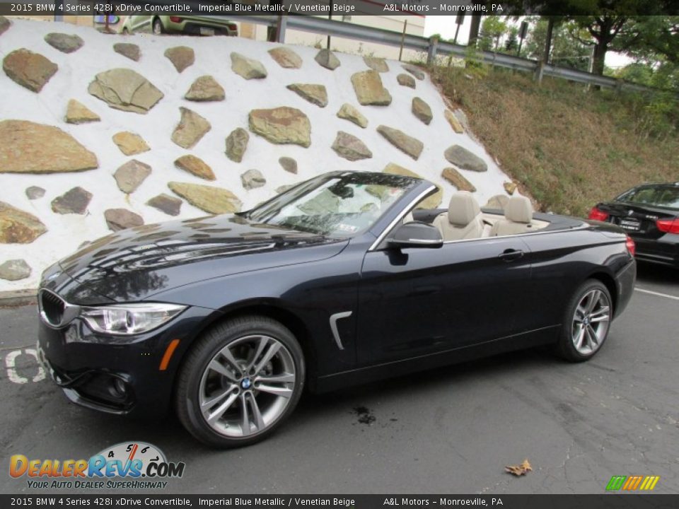 Front 3/4 View of 2015 BMW 4 Series 428i xDrive Convertible Photo #1